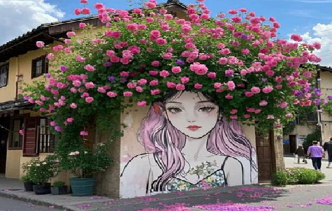 仁寿怎么设计网红打卡墙绘