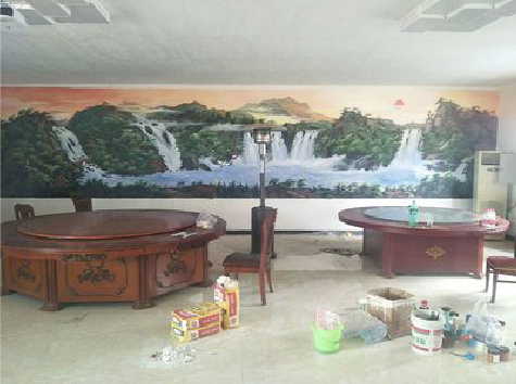 仁寿墙绘-写实风景