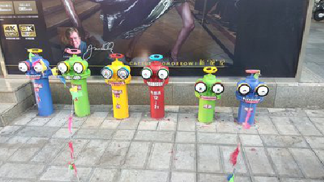 仁寿商业区彩绘