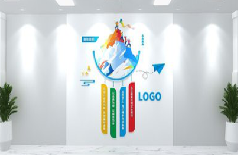 仁寿公司企业形象墙的工艺材料有哪些？